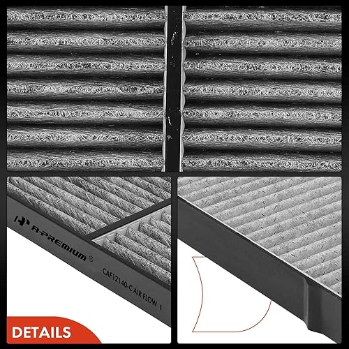 Miniatura 8 de A-Premium Filtro de aire de cabina con carbón activado compatible con Toyota Yaris 2019-2020, Yaris IA 2017-2018 y Mazda CX-3 CX3 2016-2021 y Scion