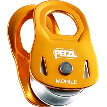 Petzl, Mobile, Versatile Ultra-Compact Pulley, Yellow