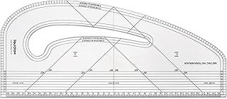 Liquidraw Pattern Maker Perspex Pattern Marking Ruler - 43 x 19 cm | Mul...