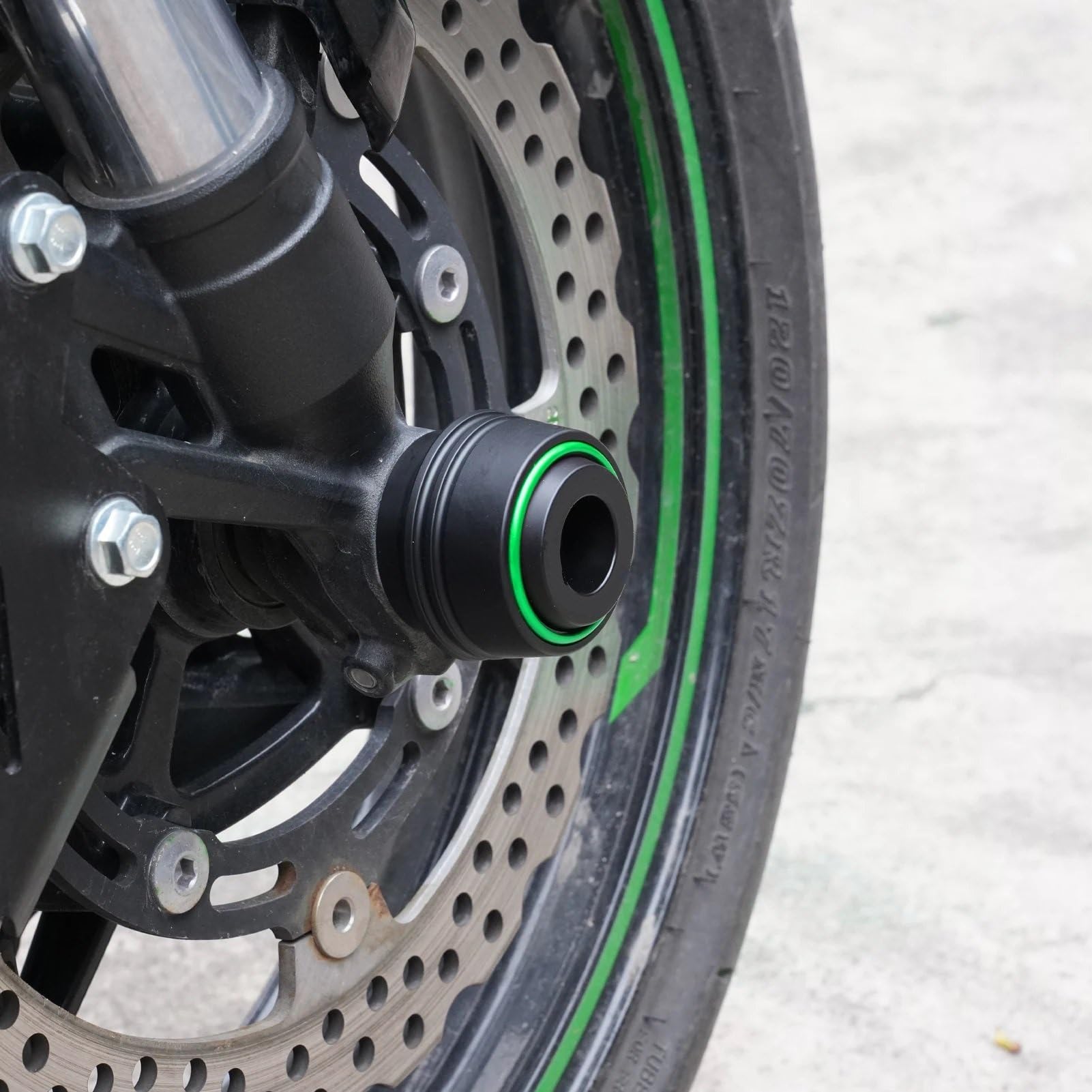 osłona widelca przedniego Pasuje do Kawasaki 1000 Z1000 Ninja1000 SX Versys oś przedniego koła motocykla osłona przed uderzeniem widelca Pad(Front-Red)