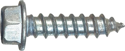 Le groupe Hillman 490249 Tête hexagonale Rondelle Vis tôle, 12 x 3/10,2 cm, 6-pa