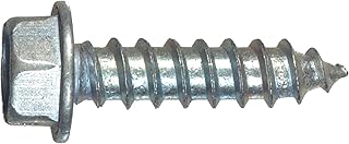 Hillman Hex Washer Head Sheet Metal Screw, 14 x 1-Inch, 4-Pack-490255