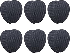 6 Pairs Self Adhesive High Heels Non-Slip Rubber Shoe Sliders Non-Slip Grips Shoes for Men and Women (Black)