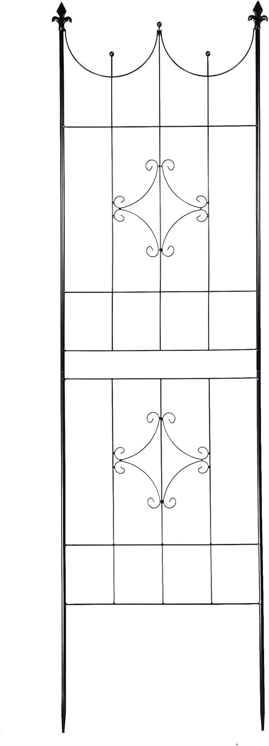 OUTOUR Rejilla de alambre de soporte para plantas de jardín más grande
