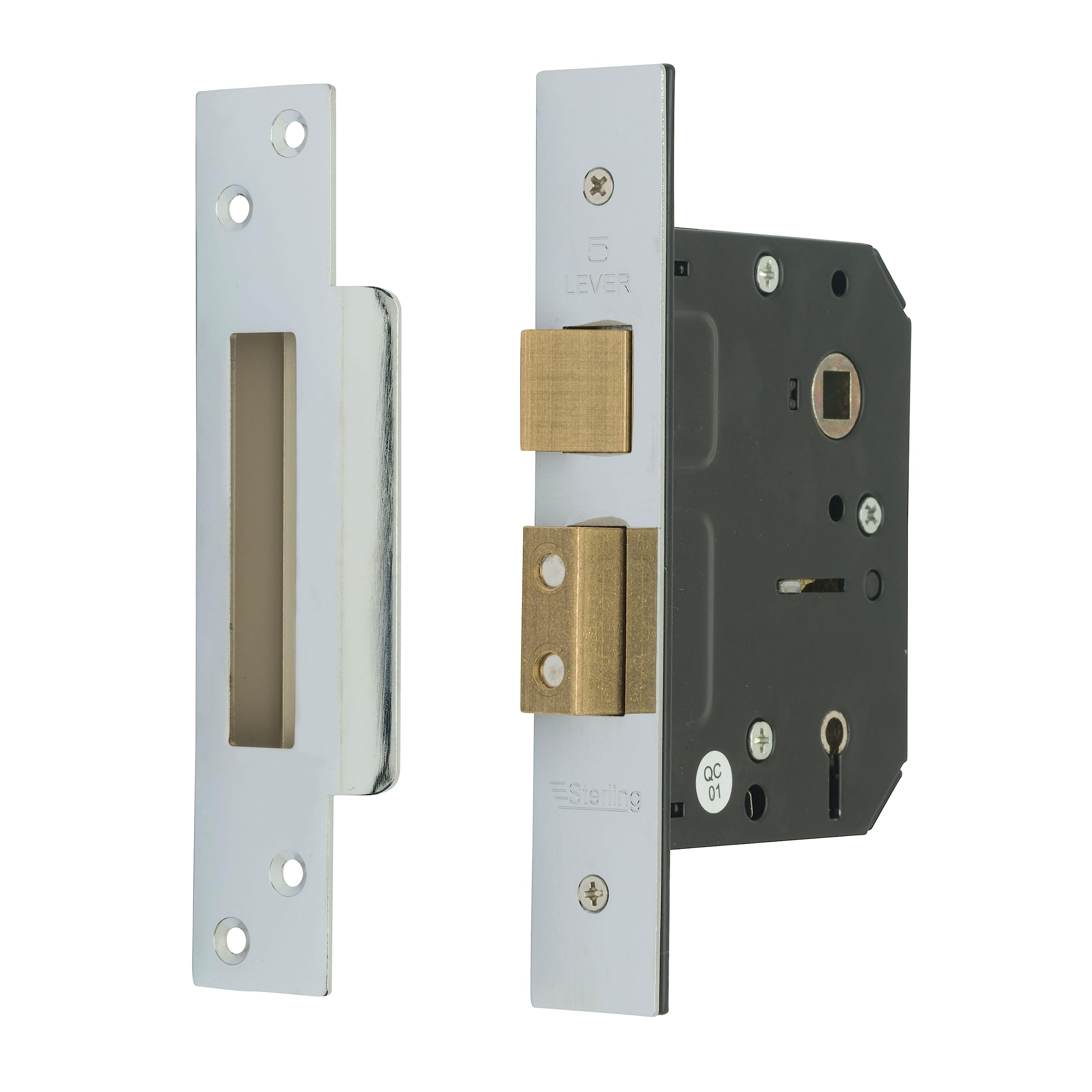 Sterling Nickel Mls530n 3-Inch/76Mm 5-Lever Sashlock