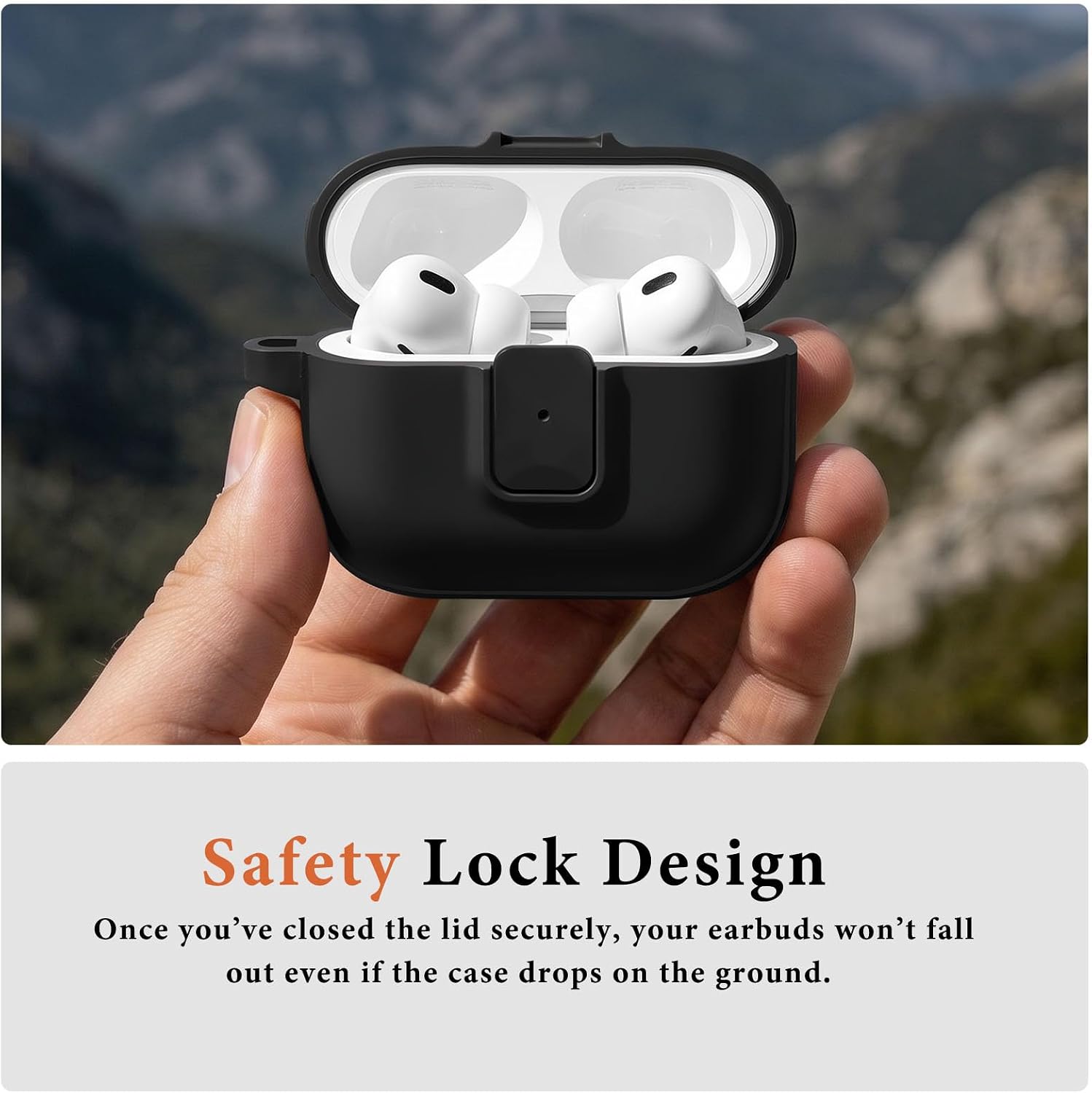 Anlinser for AirPods Pro 3 Case, Black