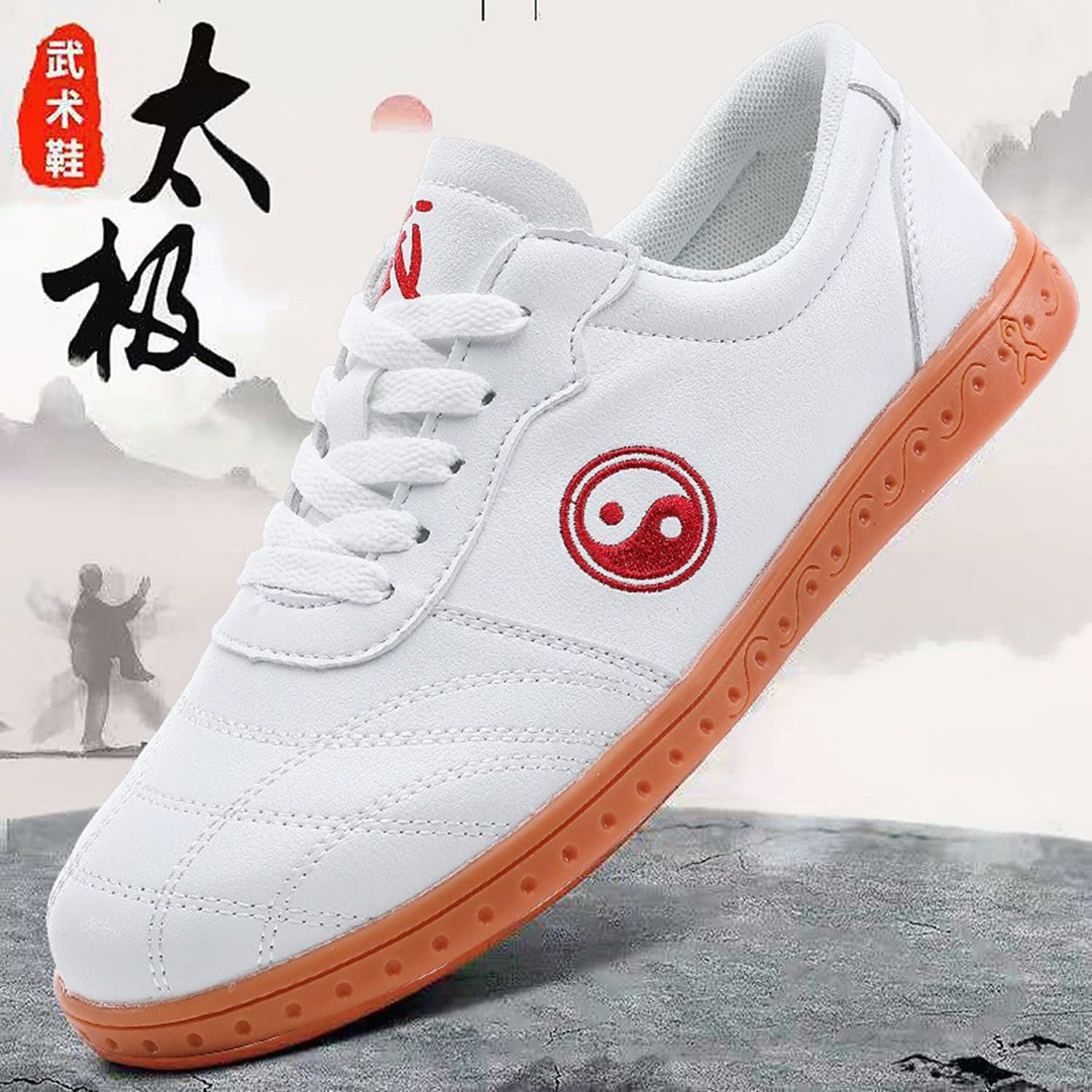 FUELIX Scarpe Tai Chi Wu Shu Kung Fu Traspirante Antiscivolo Sport Palestra Sneaker Taekwondo Karate Leggere