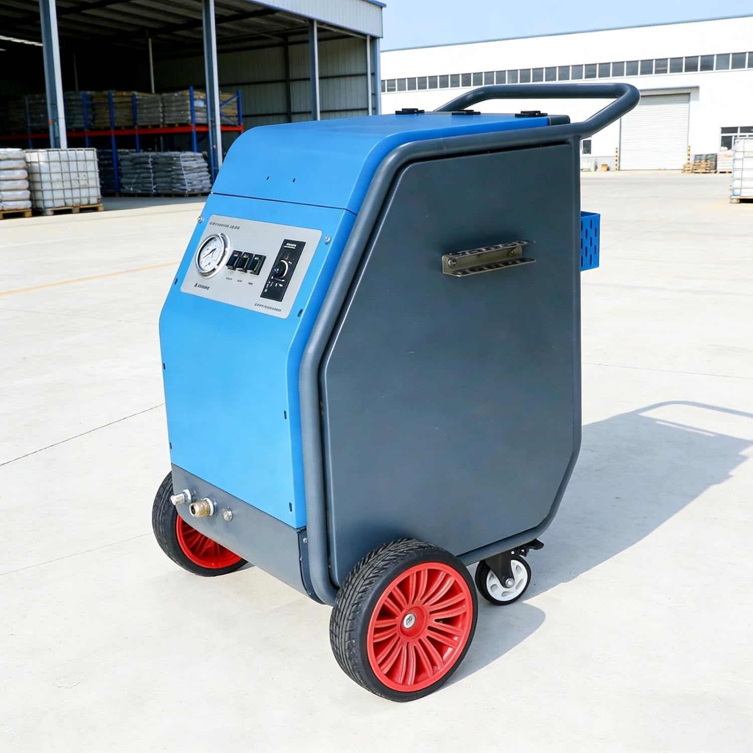 Dry Ice Blasting Machine, Dry Ice Cleaning Machine, Heavy Duty Dry Ice Blaster for Ski Resort Snow Groomer Snowmobile Chairlift Equipment Rust Grease Ice Residue Removal