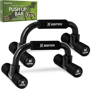 【Amazon.co.jp限定】ボディテック プッシュアップバー 腕立て 腕立て伏せ 2個セット 筋トレグッズ 胸筋 体幹 トレーニング 耐荷重100kg