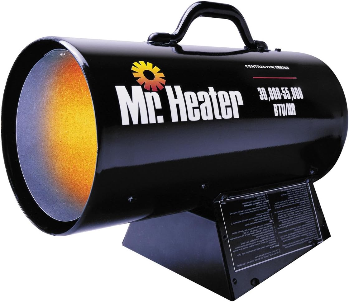 Mr. Heater 80,000 BTU Forced Air Kerosene Heater Black Mr