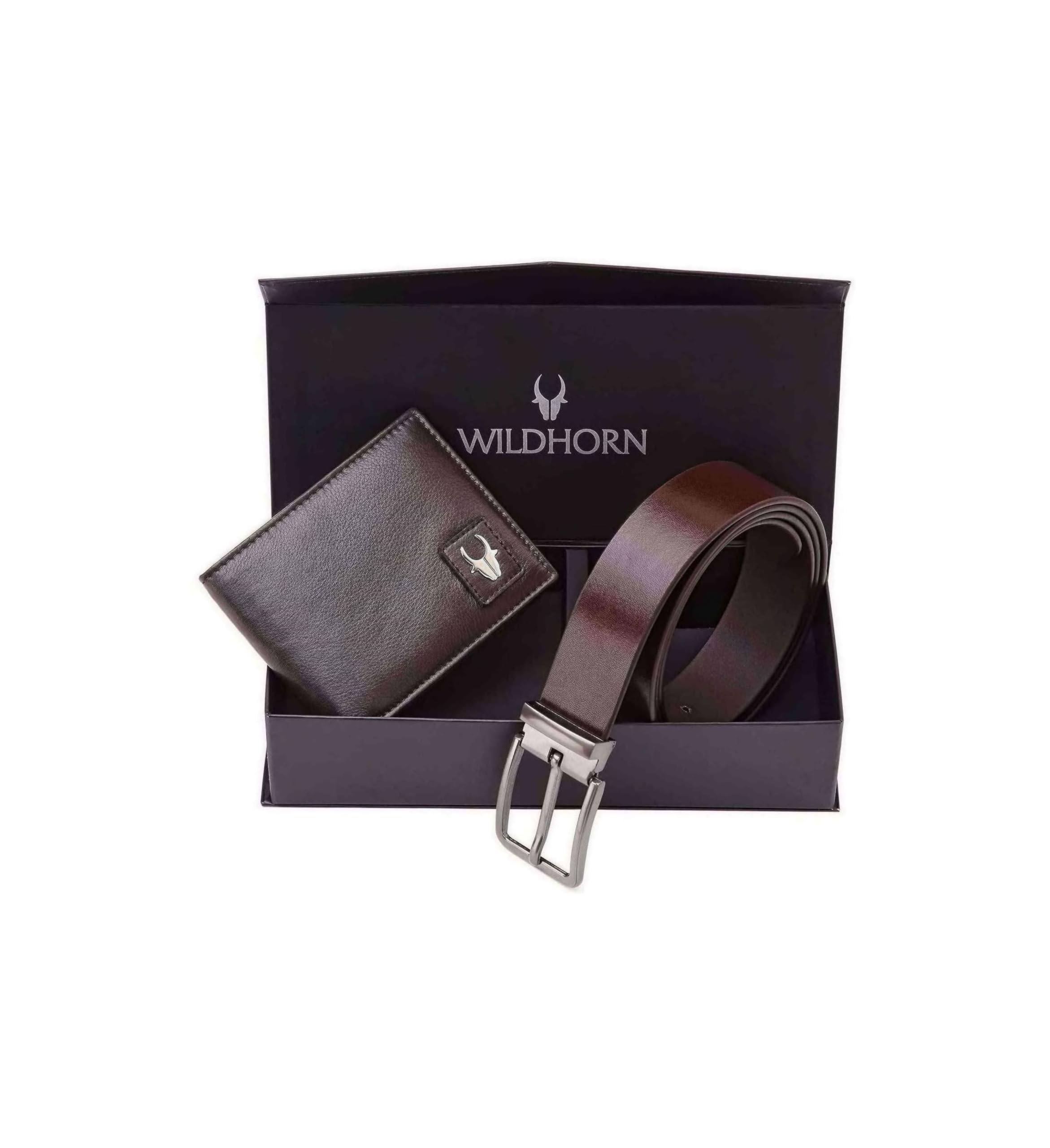 RFID Protected Genuine Leather Wallet & Gift Combo for Men