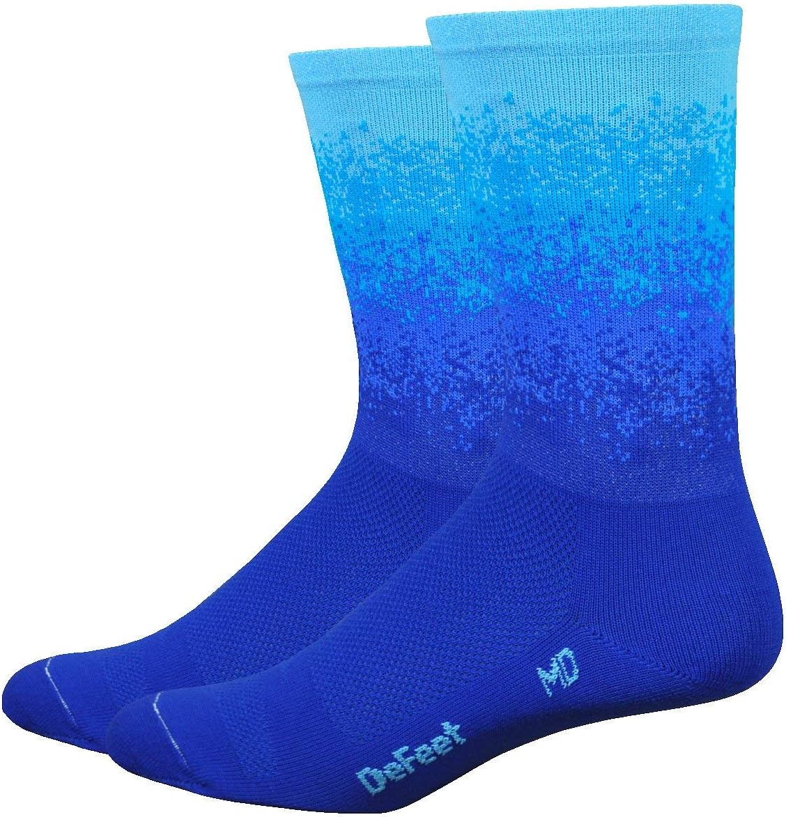 DEFEETAIRTOMBLUE401 Barnstormer Ombre Socks, X-Large, Royal/Neptune/Carolina