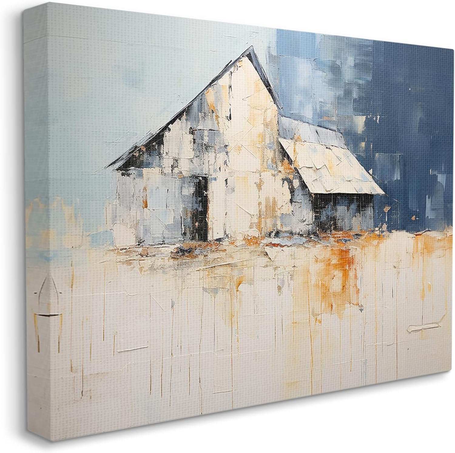 Stupell Industries Barn Painting Abstraction Canvas Wall Art by Ramona Murdock