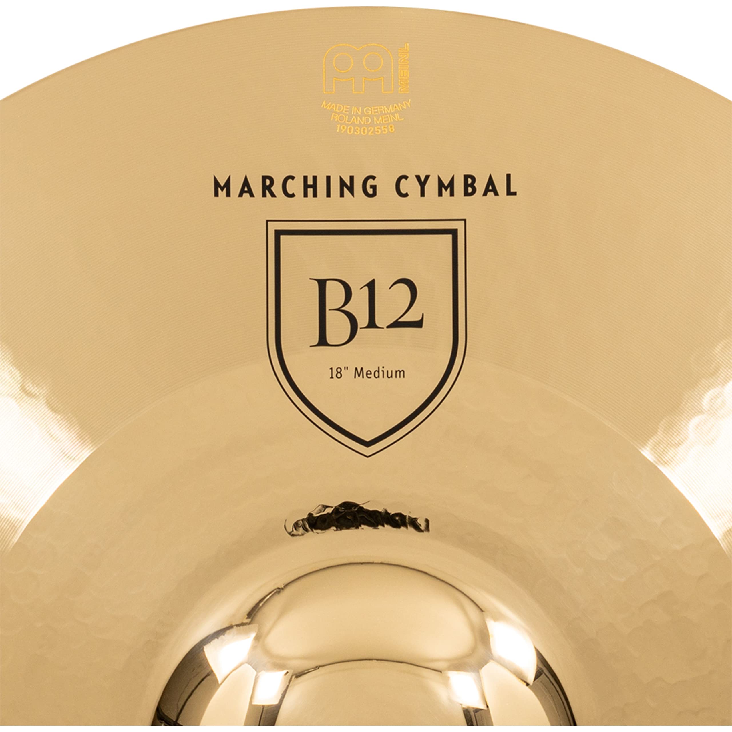 Meinl - Cymbales à main - Medium - 18" - En bronze B12