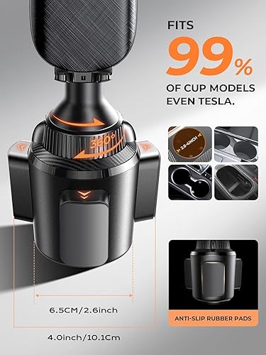 Miniatura 5 de LISEN Soporte de teléfono para automóvil, sin sacudidas, soporte para teléfono para automóvil, sólido, soporte para teléfono para automóviles,