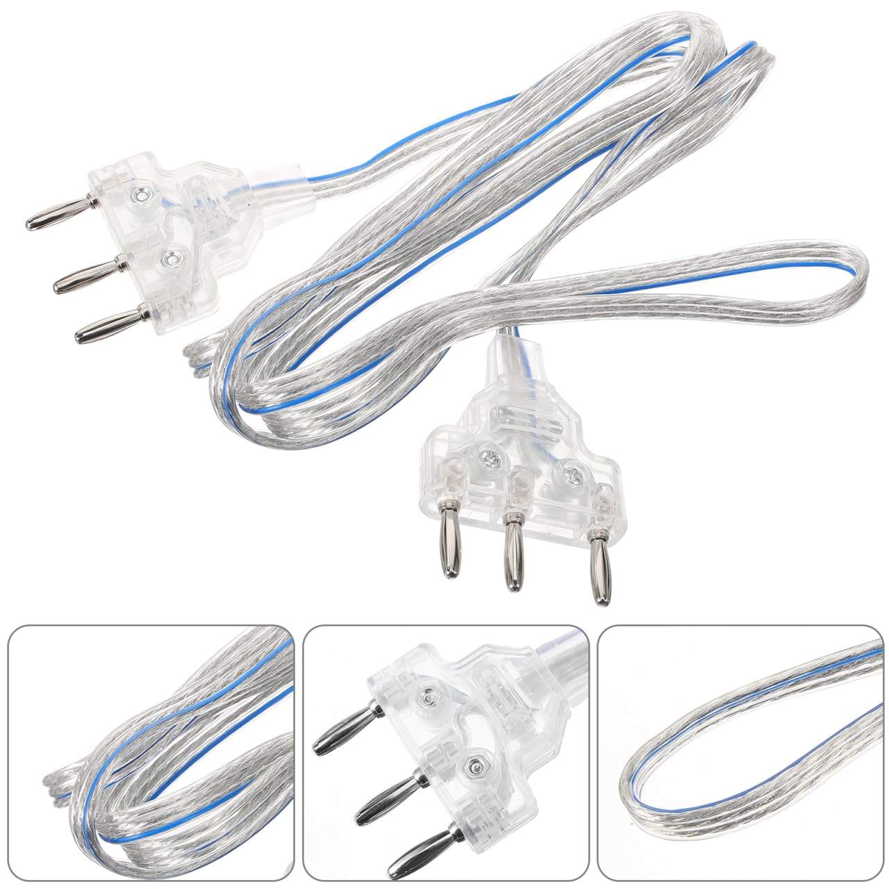 VANZACK Accessoires d'escrime professionnels Epee Câble manuel pour masques d'escrime Câble de corps transparent de qualité standard Idéal pour les compétitions et l'entraînement