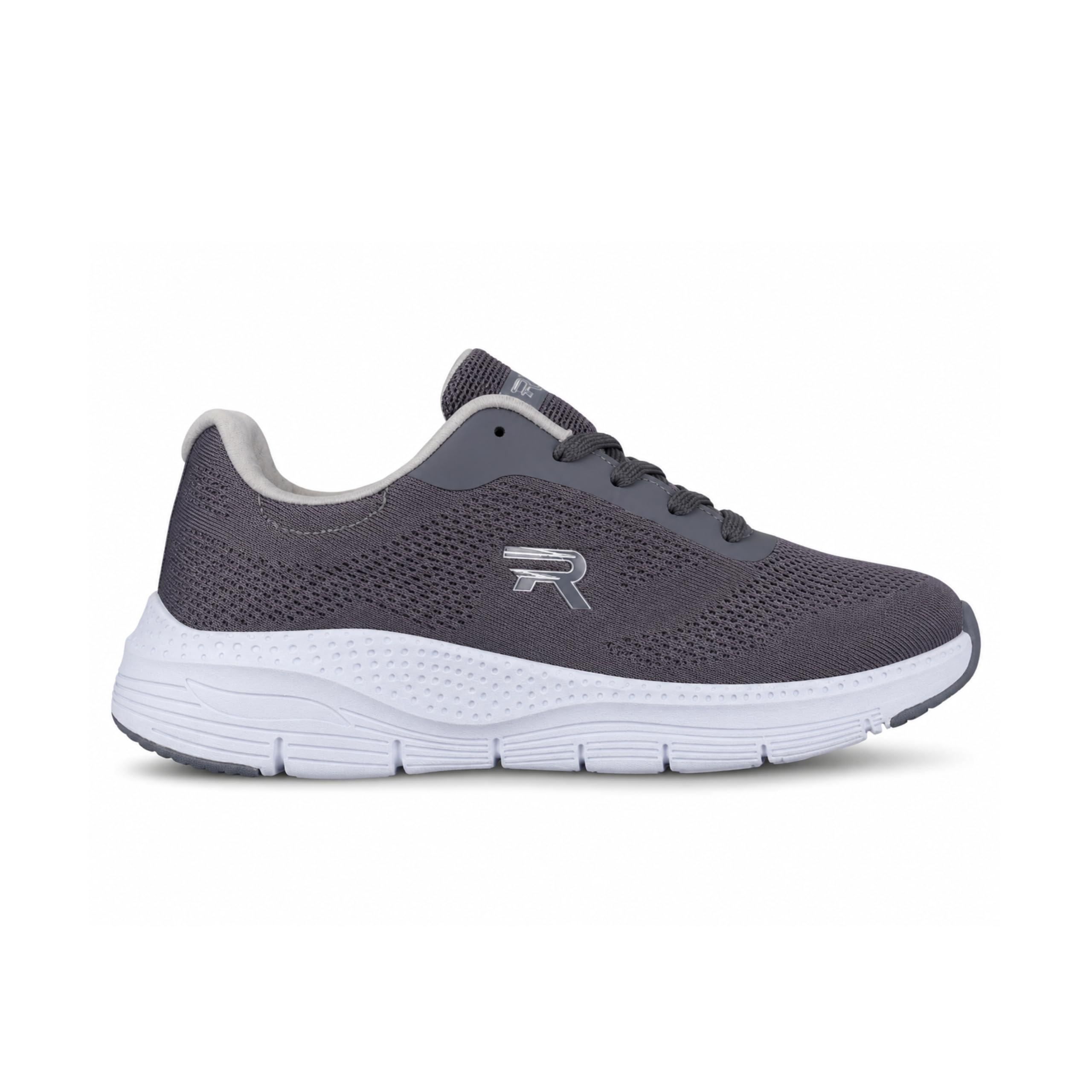 rydus arch-fit running shoes for men | breathable, lightweight, non-slip grip | recycled material | extra cushioned, moisture resistant athletic trainers