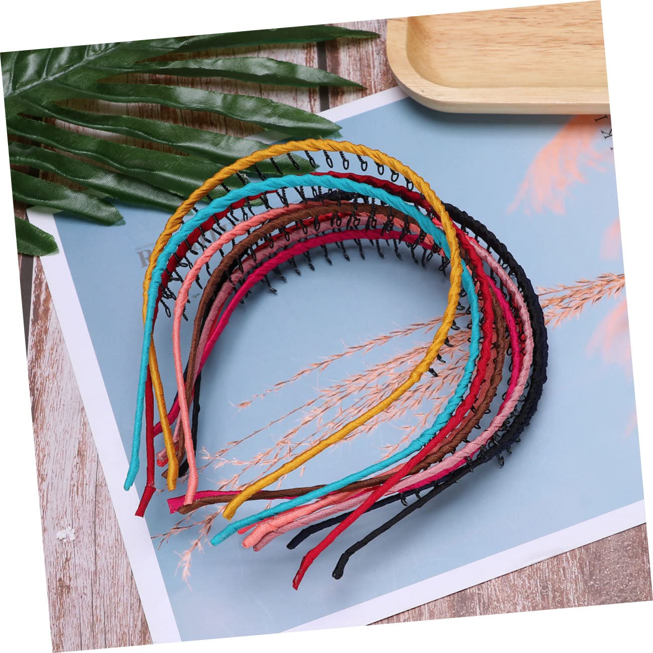 minkissy 20stücke Teiliges Handgemachte Stirnbänder Mit Draht Kreative Haaraccessoires Für Damen Bunte Kopfband Für Besondere Anlässe Und Partys