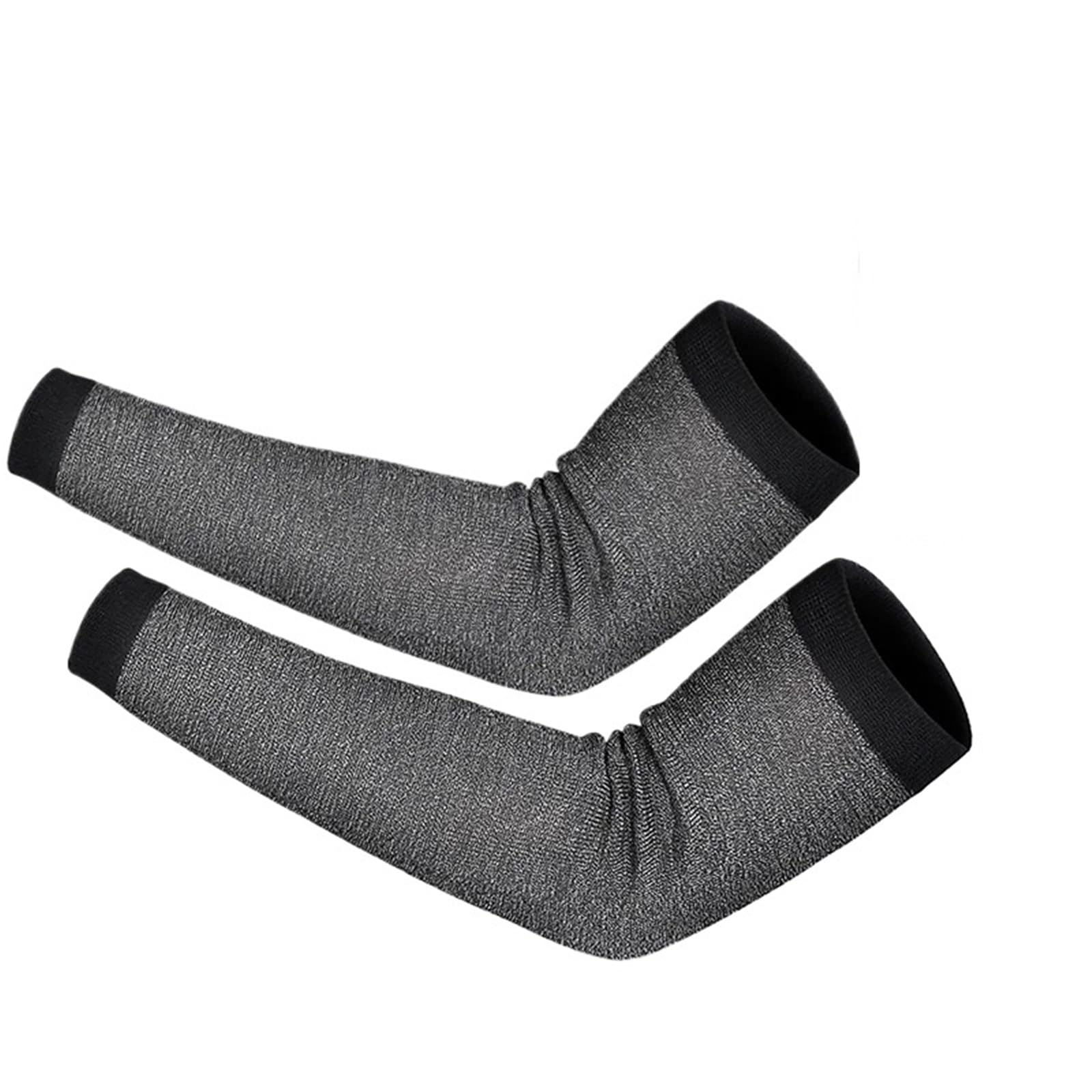 Mangas de soldador 1 par de protectores brazo seguridad resistentes a cortes y retardantes llama, mangas trabajo seguras for altas temperaturas(2 Pairs)