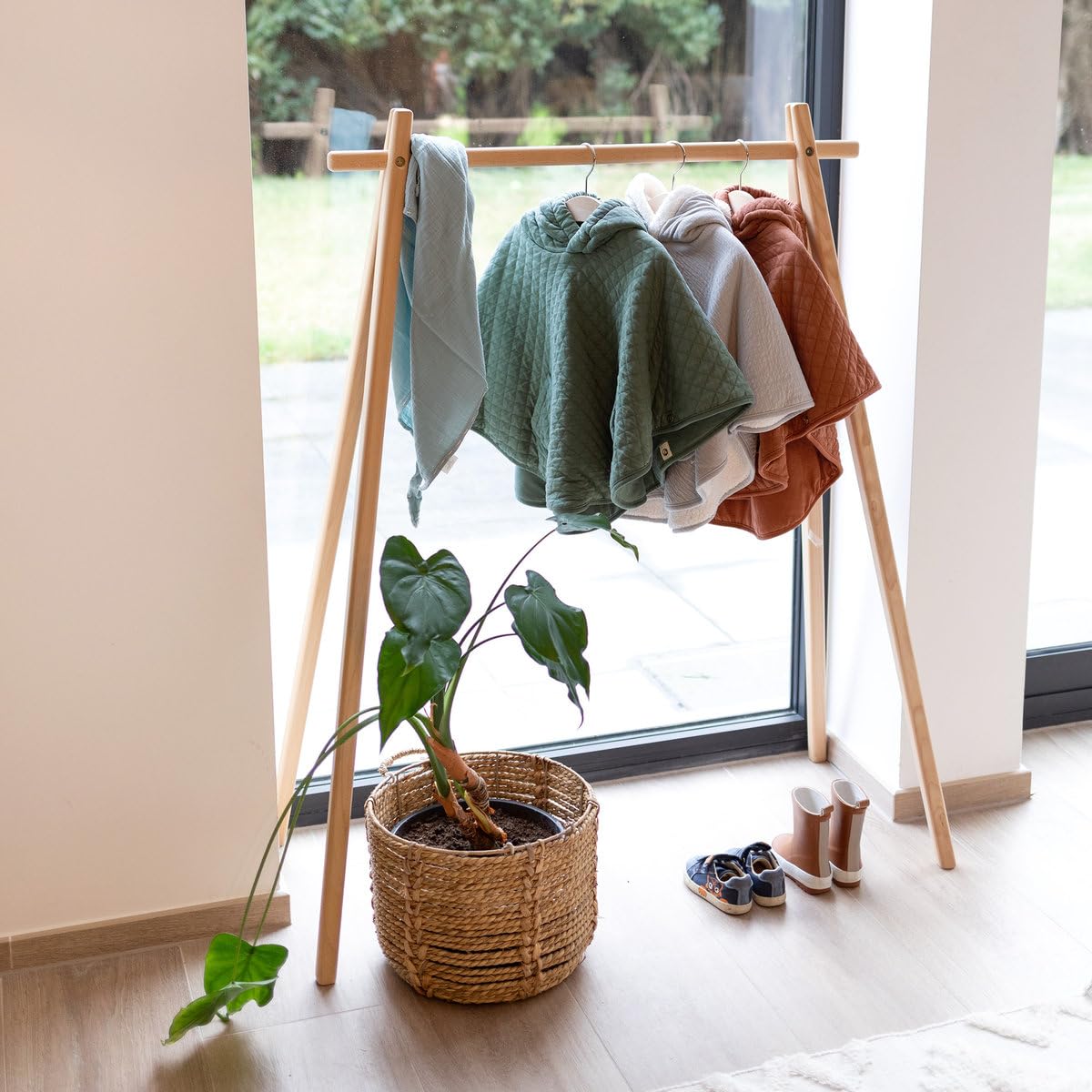 BEMINI Poncho de voyage Pady Quilted + jersey