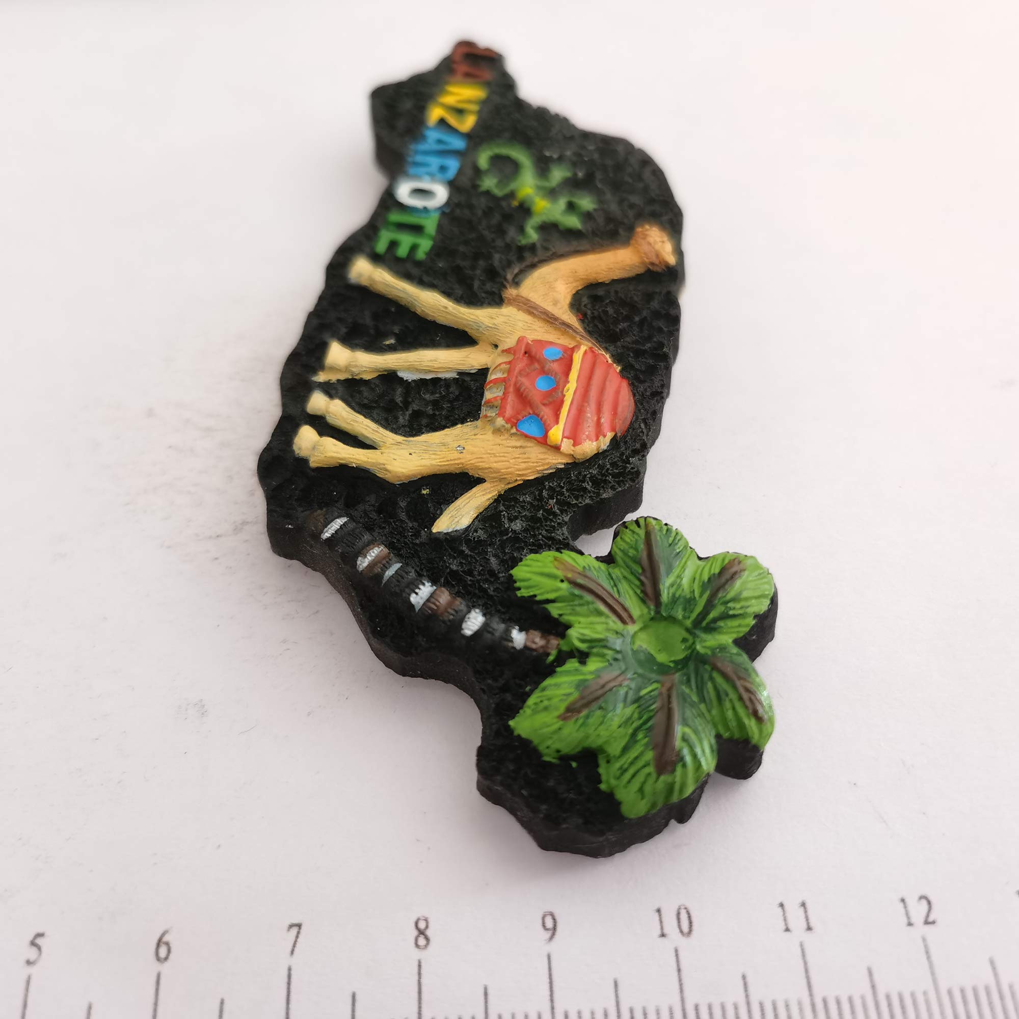 Souvenir di Fuerteventura – Calamita da Frigorifero, Magnete Decorativo con Paesaggio delle Isole Canarie, Idea Regalo Turistica dalla Spagna