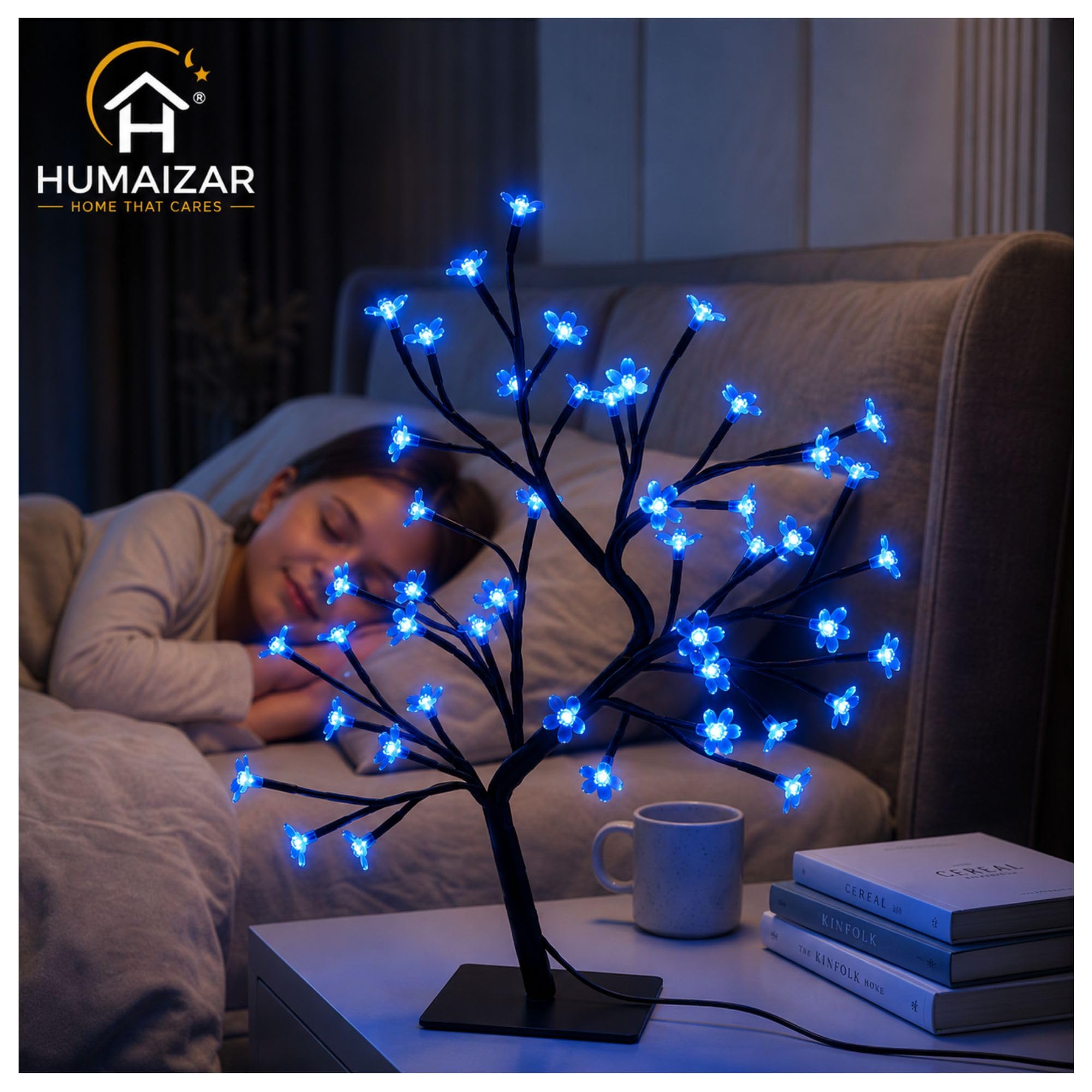 HUMAIZAR Pearl Leaf Bonsai Tree LED Light | Tabletop Decorative Lamp for Christmas, for Bedroom Décor, Christmas, Valentine Gifts & Wedding Gifts 3