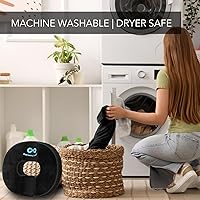 Vista 9 de Everlasting Comfort Almohada de Dona para Alivio del Dolor de Cóccix Cojín de Asiento Ergonómico - Almohada para Hemorroides para Sentarse - Cojín