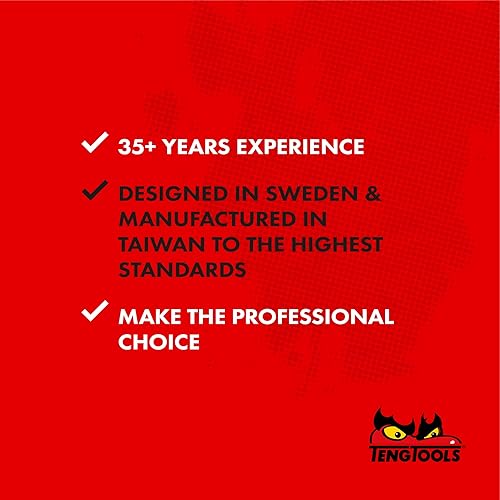 Miniatura 7 de Teng Tools Zócalo de impacto de molibdeno de cromo profundo métrico de 6 puntos de 34 pulgadas de 1.339 in  Herramienta mecánica  Herramienta de