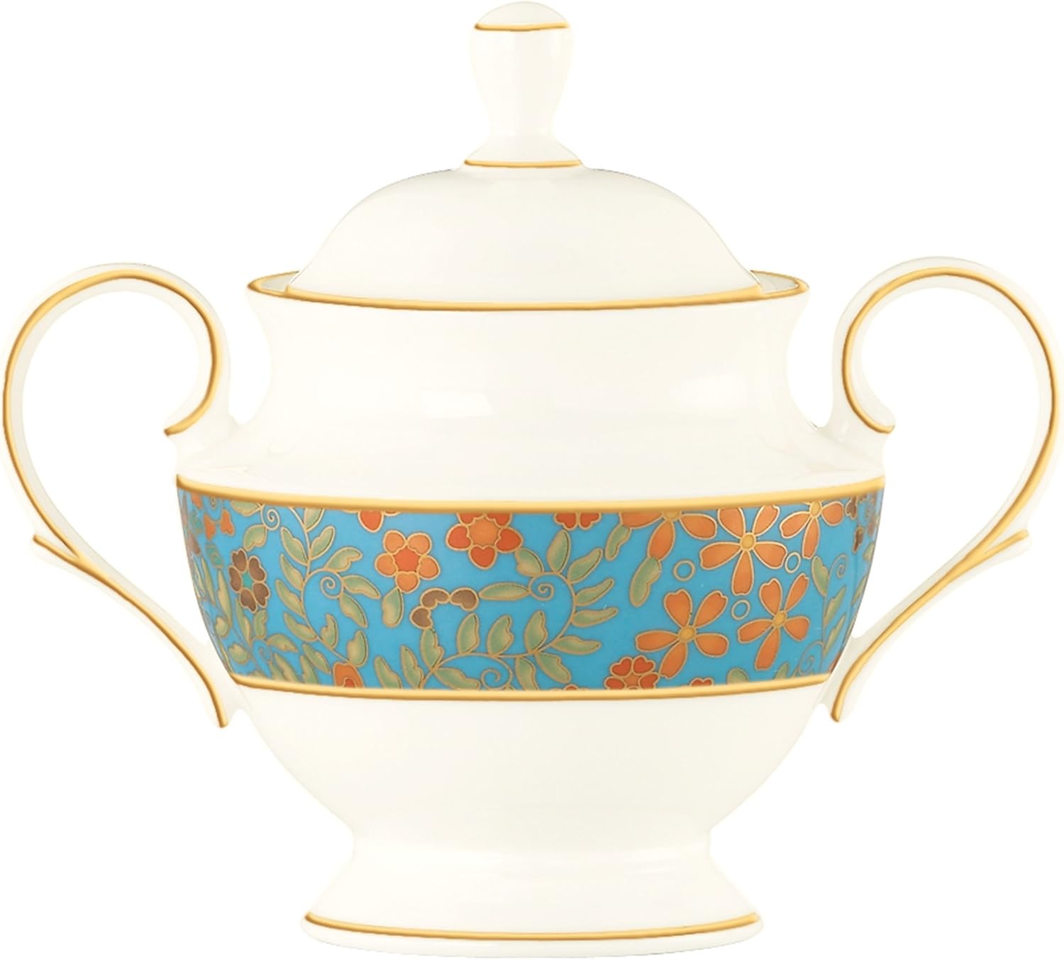 Lenox Gilded Tapestry Sugar Bowl with Lid