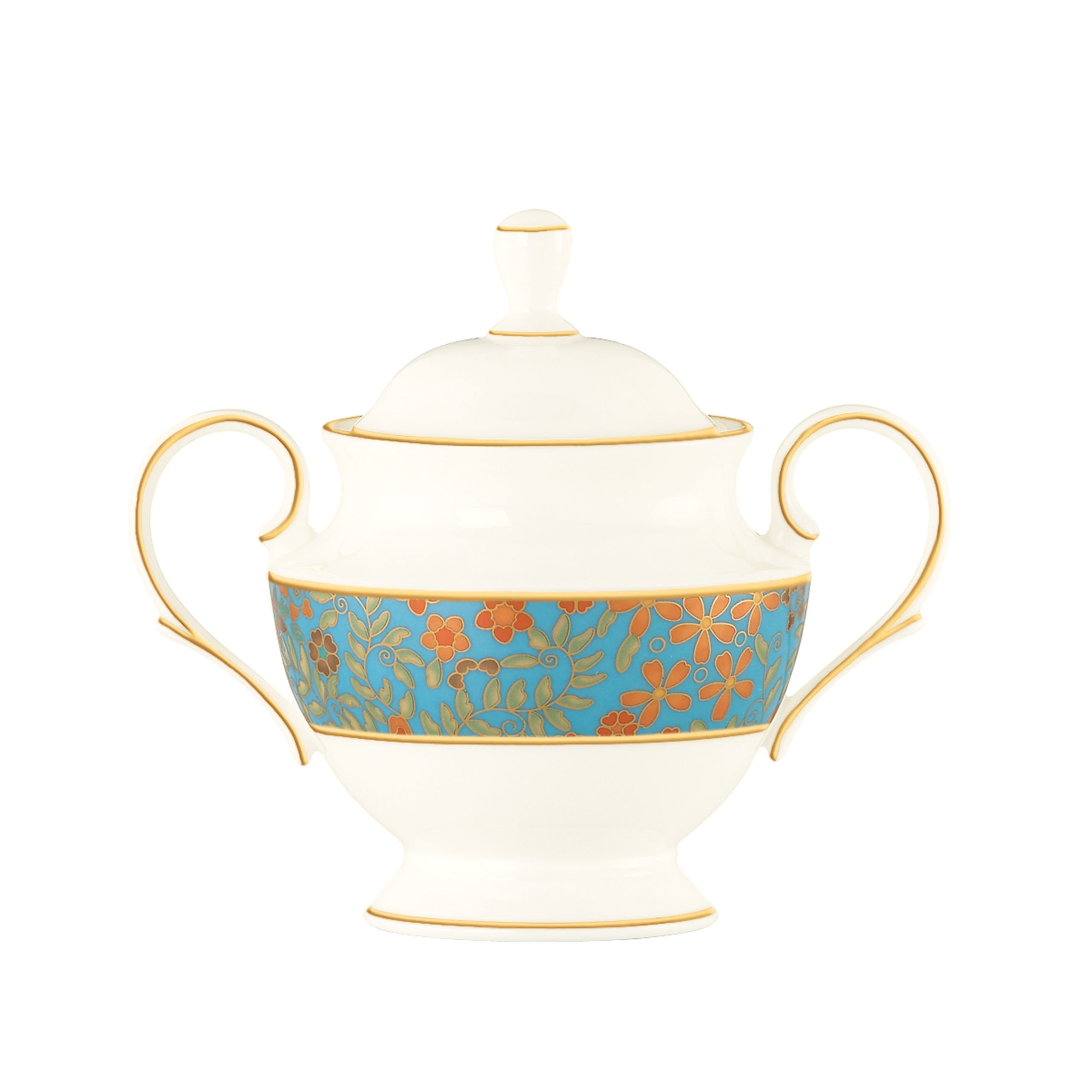 Lenox Gilded Tapestry Sugar Bowl with Lid