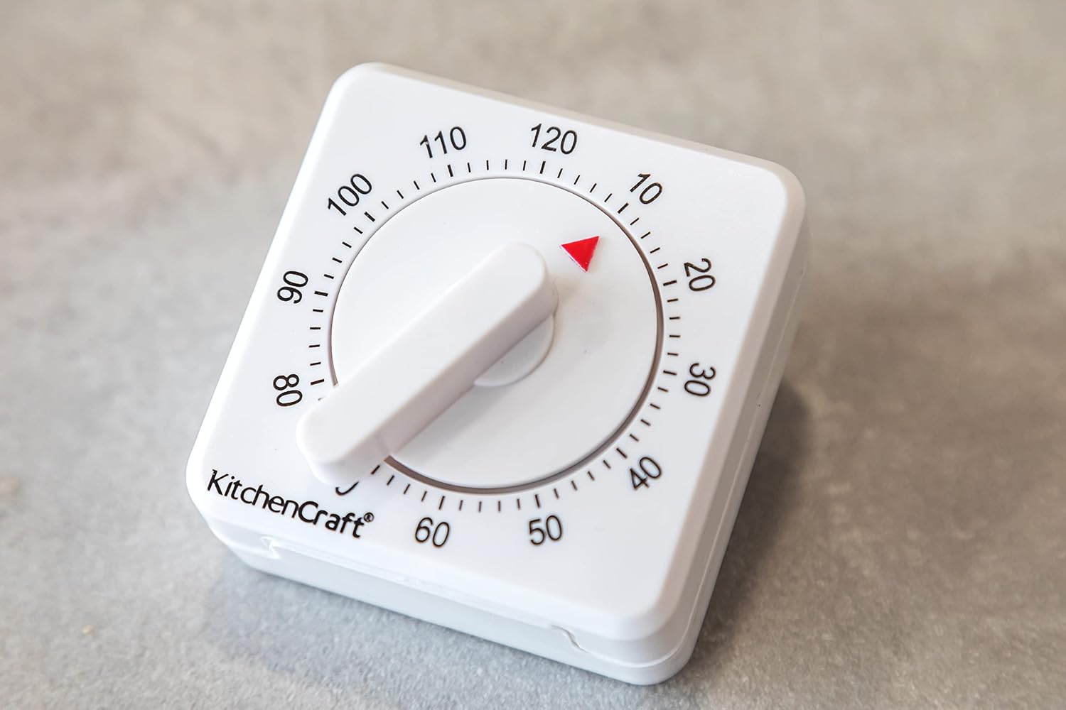KitchenCraft Wind Up Kitchen Timer, 2 Hour