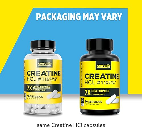 Miniatura 10 de ProMera Sports CON-CRET Cápsulas patentadas de creatina HCl de 750 mg 72 cápsulas