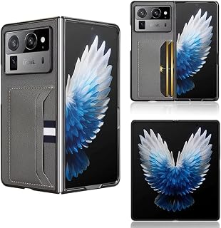 Microcase Tecno Phantom V Fold2 Kartlıklı Deri Kap
