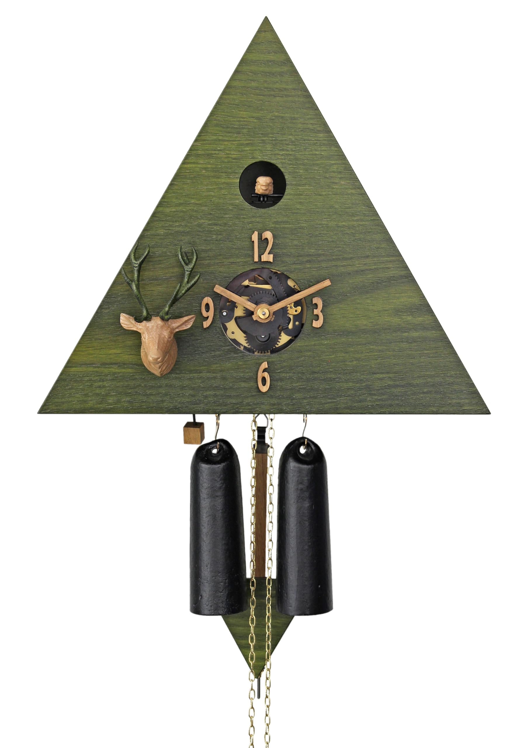 HerrZeit by Adolf Herr Cuckoo Clock - Art Two - Magic Green