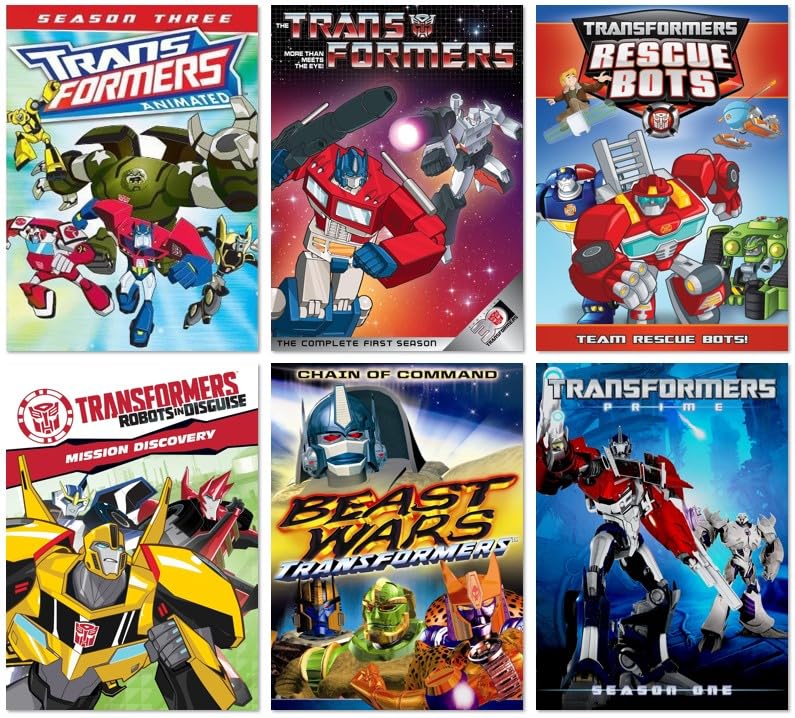 Transformers: The Ultimate Animated 6-Volume DVD Collection: Transformers Animated / More Than Meets the Eye / Rescue Bots / Robots in Disguise / Beast Wars / Prime