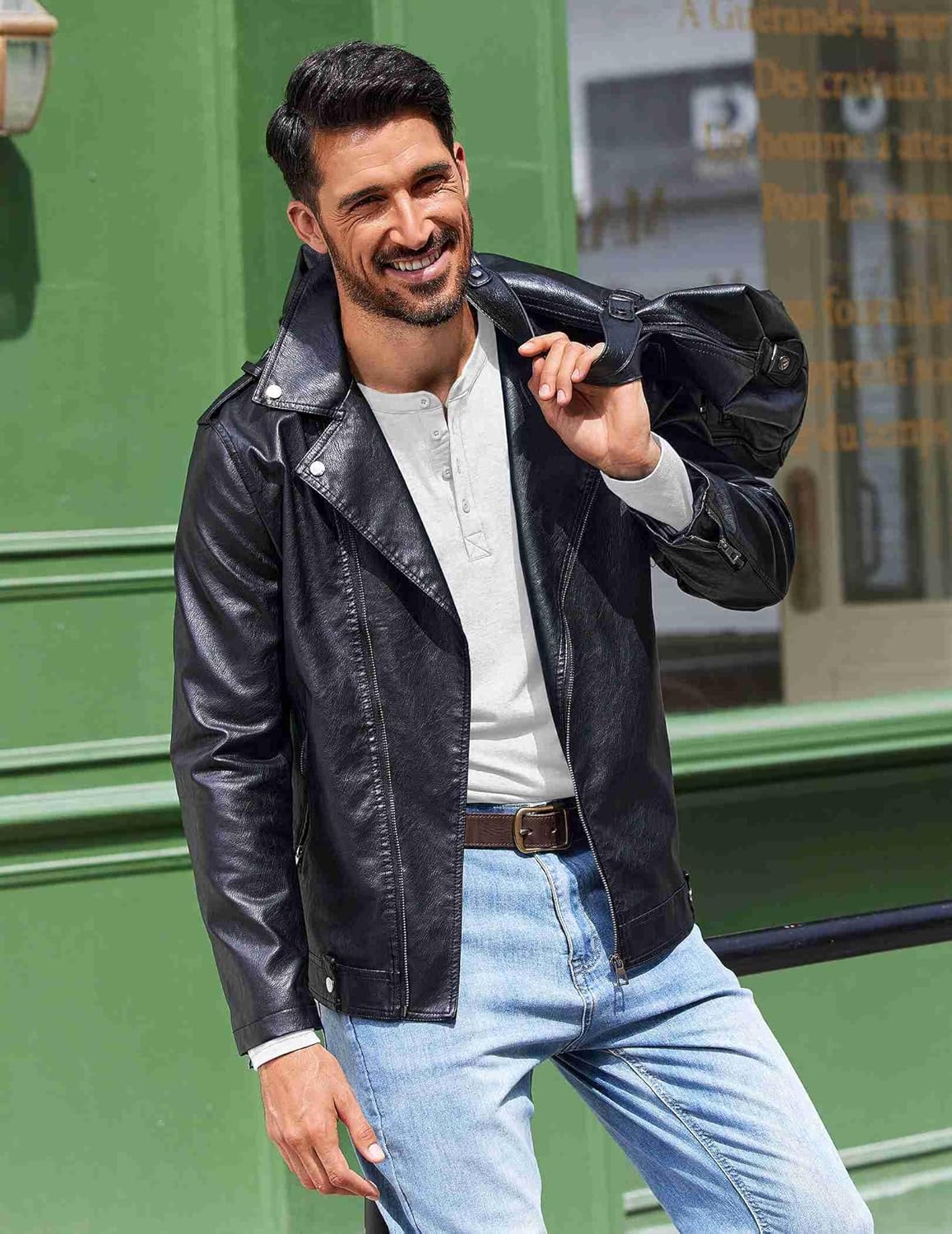 COOFANDY Men's Henley Shirts Long Sleeve T-Shirt Lightweight Fashion Casual Pullover Tee Shirt - Image 3