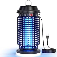 YISSVIC 4200V Waterproof Bug Zapper Indoor Outdoor - Electric Mosquito Fly Killer Lamp, 15W UV LED, 2100 Sq Ft Plug-in Zapper