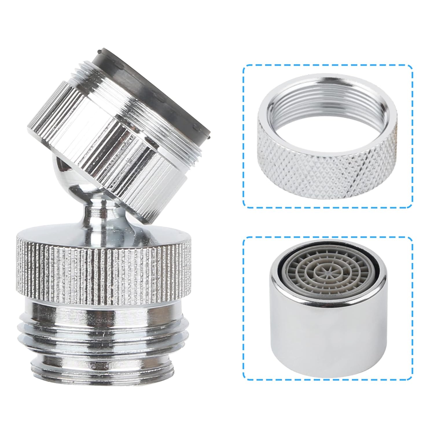 Faucet Adapter to Garden Hose, Kitchen Sink, Bathroom Sink Faucet Aerator, Kitchen Faucet, 360