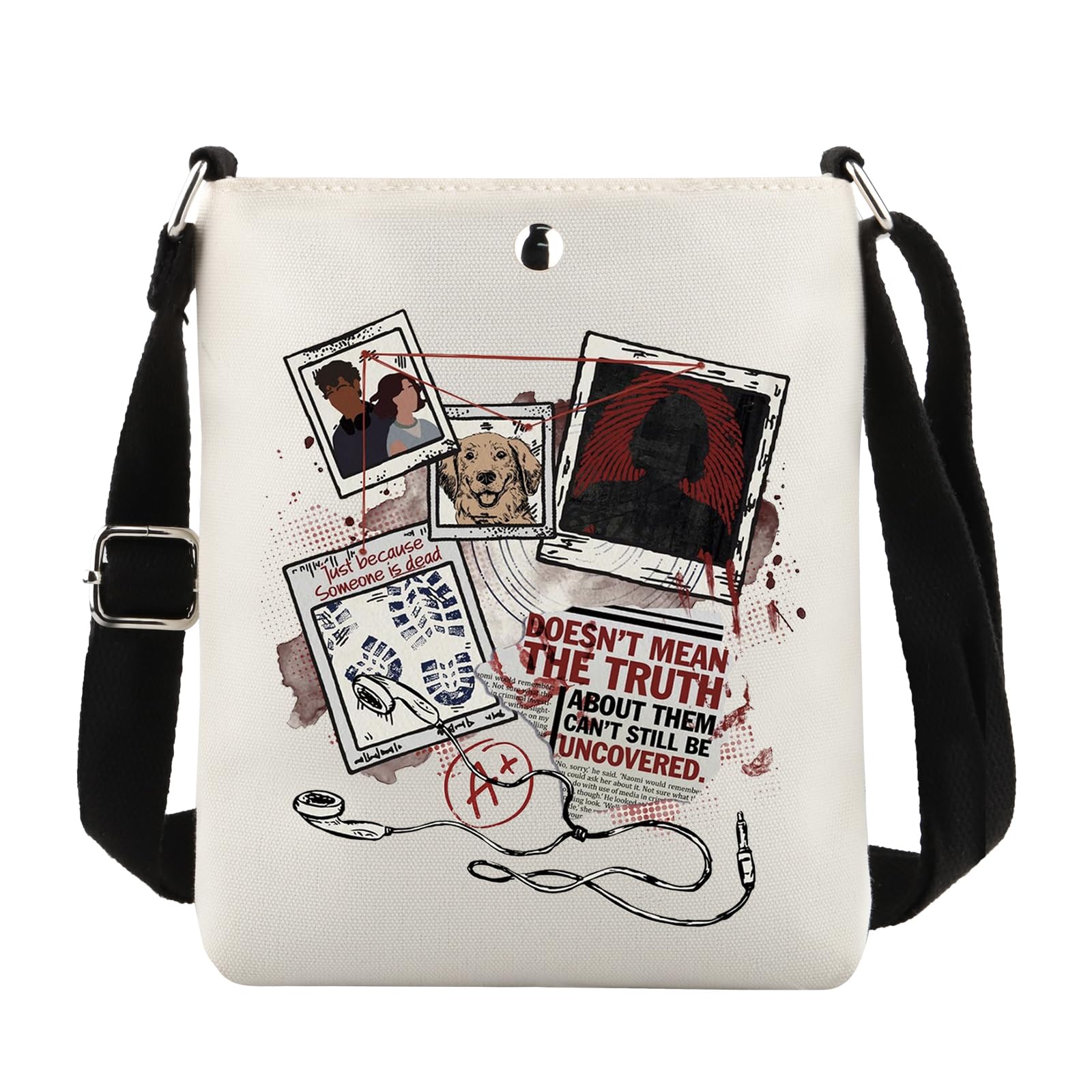 Lywjyb Birdgot Murder TV Series Crossbody Bag Detective Book Reader Merch AGGGTM TV Show Gift