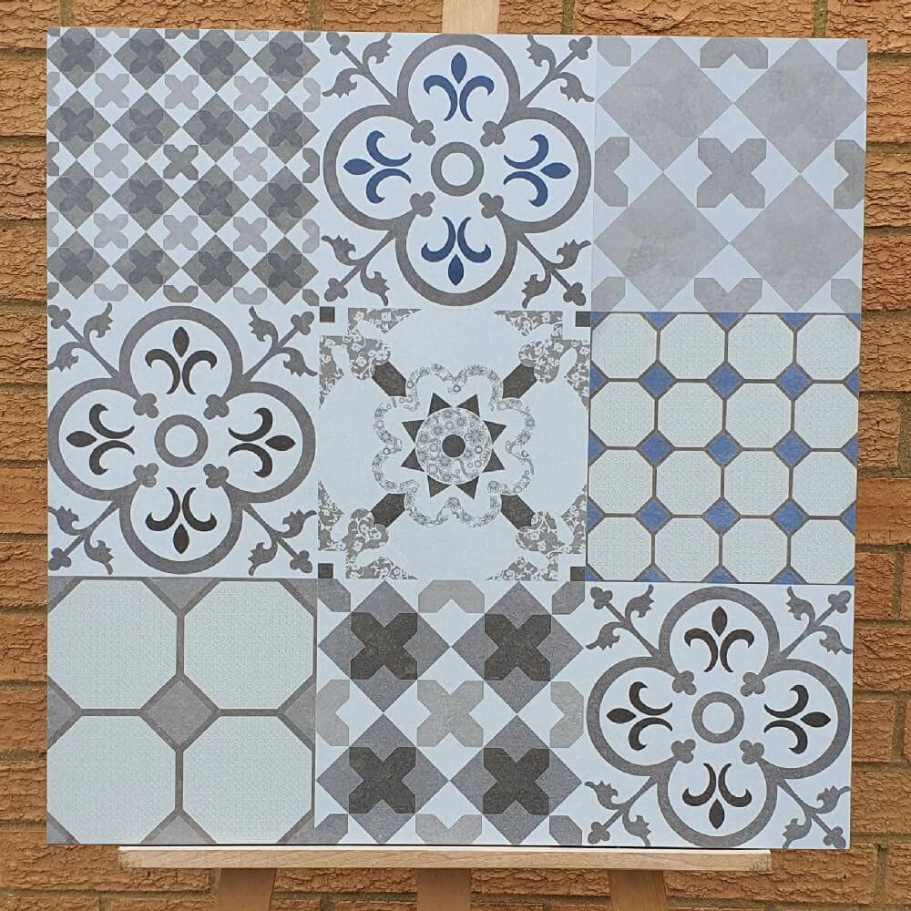 Zed Normandy Rectified Matt Porcelain 20Mm 600X600mm Indoor And Outdoor Floor Tile - Big Sample (15X10cm)
