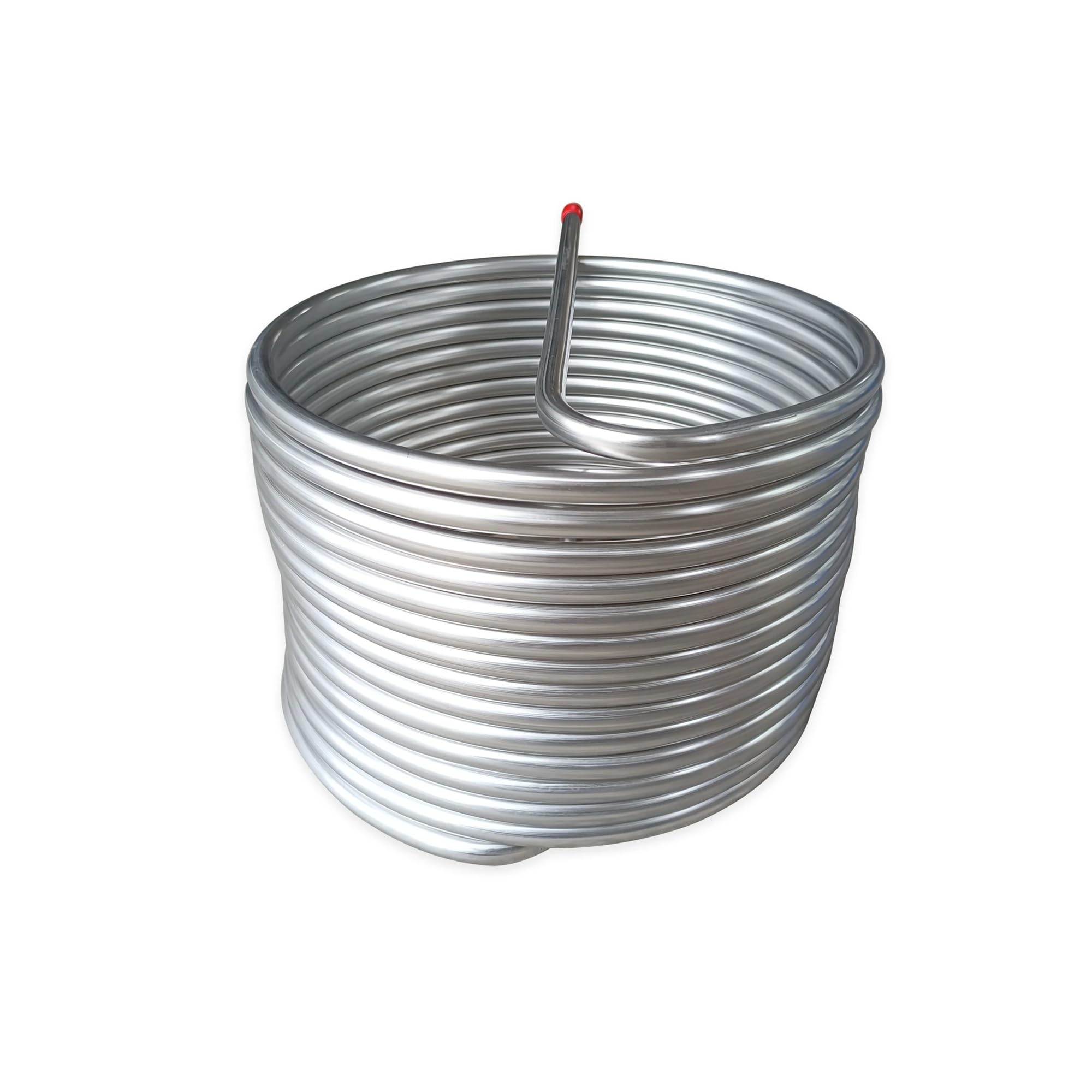 Serpentín de sistema de recirculación de puré con intercambiador de calor de 15,2 m (50 pies) de diámetro exterior, tubería de acero inoxidable 304 de 1/2", 30 cm de diámetro, tanque enfriador de lico