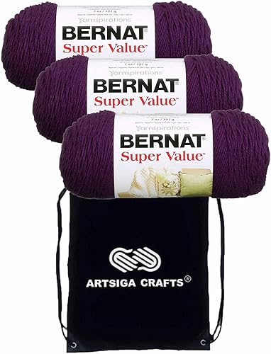 Miniatura 9 de Bernat Hilo de tejer de gran valor 164053-53514 con 1 bolsa de proyectos Artsiga Crafts