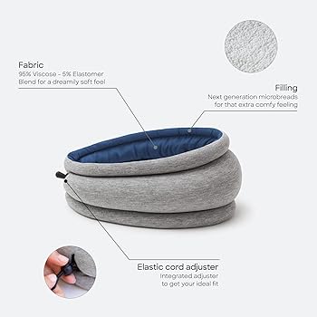 Amazon.com: Ostrichpillow Light Commuting, Travel Pillow