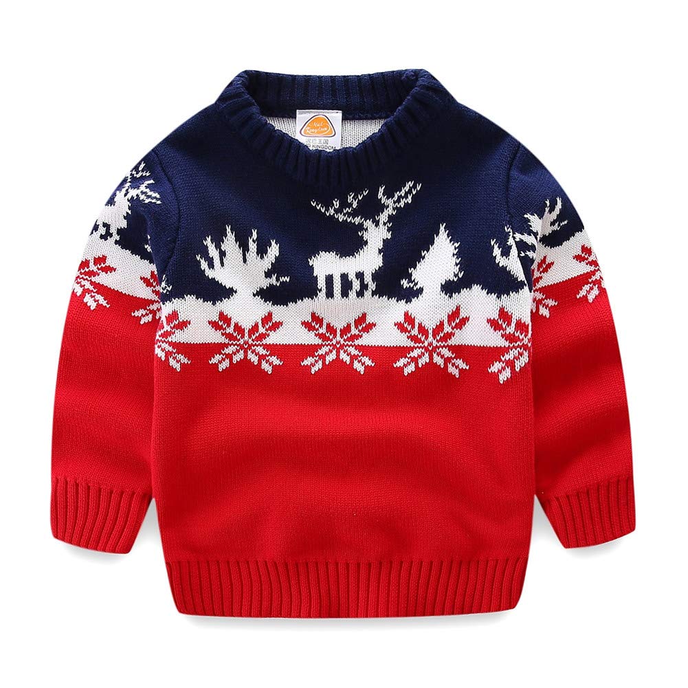 Mud Kingdom Jungen Weihnachtspullover Weihnachts Rentier Kleidung