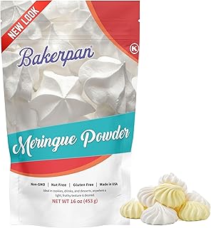 Bakerpan Meringue Powder for Royal Icing - 16 Ounce - Meringue Powder for Baking, Frosting, Icing, Pies, Cake Decorations (Made in USA)