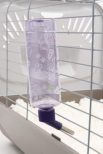 Miniatura 25 de Lixit Botellas de agua resistentes a la intemperie para conejos, hurones, hámsters de cobaya y otros animales pequeños. (8 onzas)