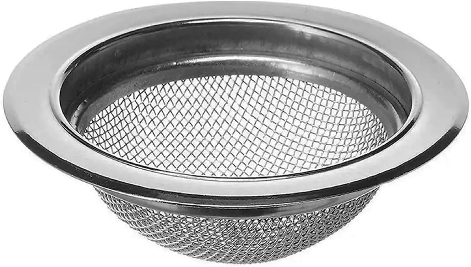 Mesh Sink Strainer Jali for Kitchen Bathroom Drainage - Premium Stainless Steel Fine Mesh Sieve Filter Basket with Anti-Clogging Sink Jali Filter (10 Cm), Rust-Resistant, Easy Clean (Pack of 1)