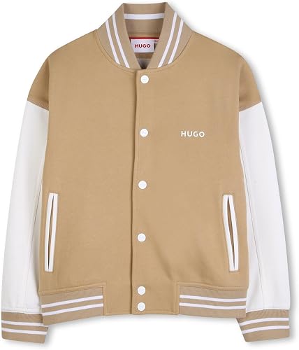 HUGO Boys Cardigan, Stone, 8 Years