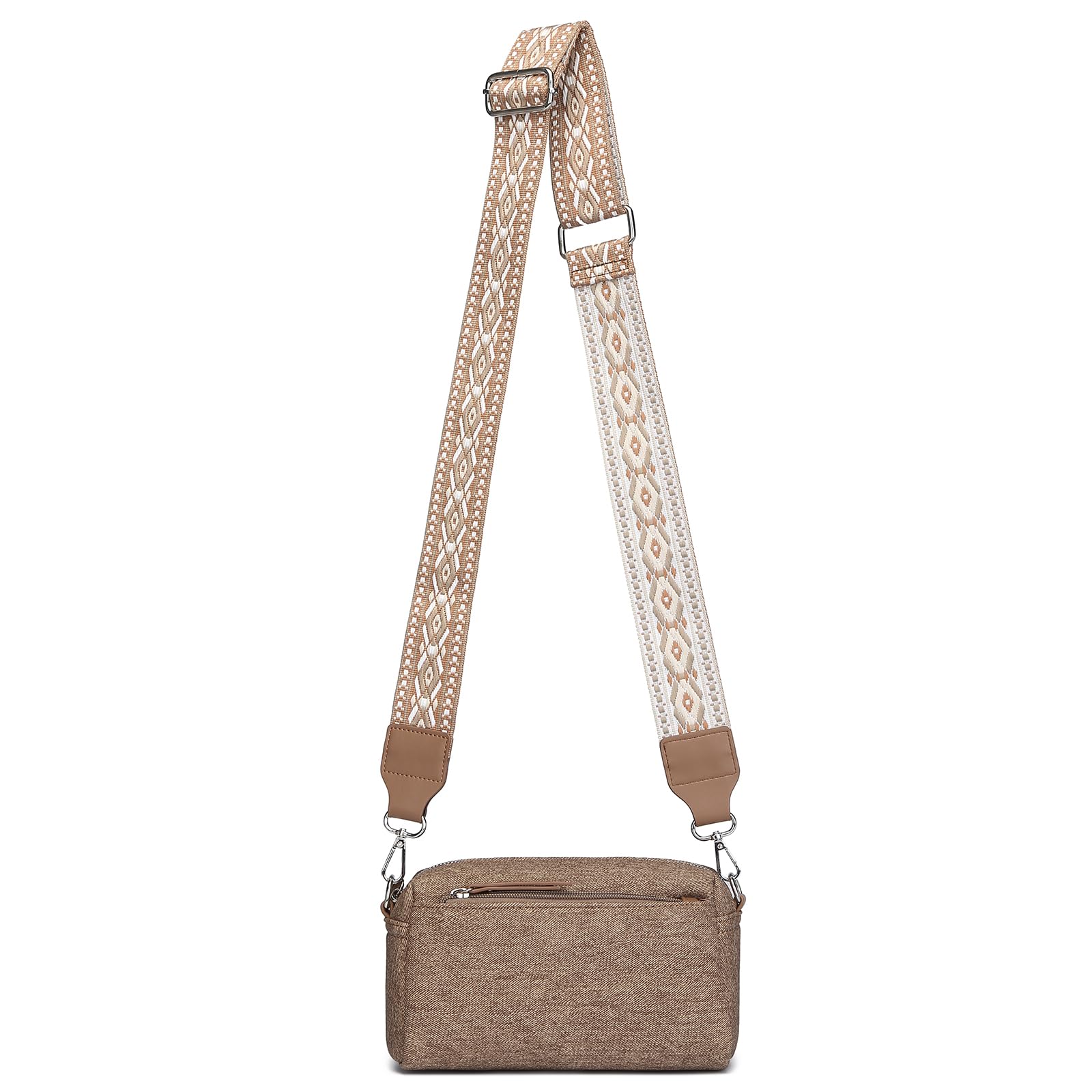 Miss Lulu Cross Body Bag for Women, Shoulder Bag for Women, with Detachable and Adjustable Vintage Shoulder Strap