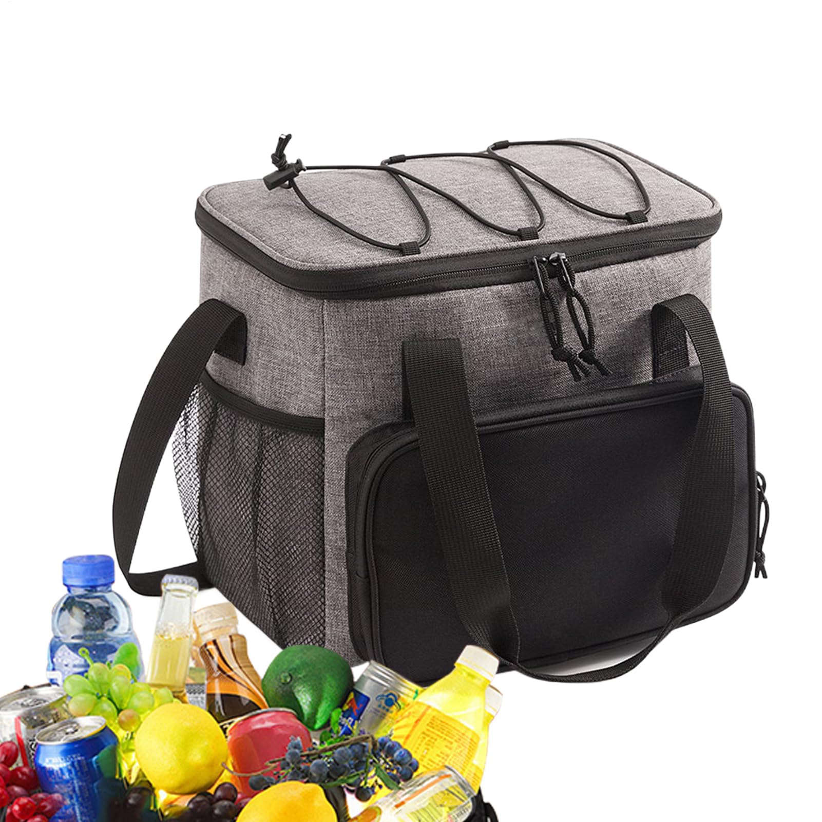 Refrigerador de Viaje | isotérmica Impermeable de Oxford | Refrigerador de Comida para Piscina, camión de Trabajo de Coche | Playa Camping Picnic Road Trip